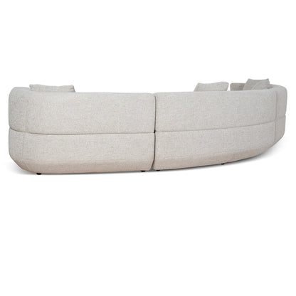 Modular Right Chaise Sofa - Coral Natural Linen