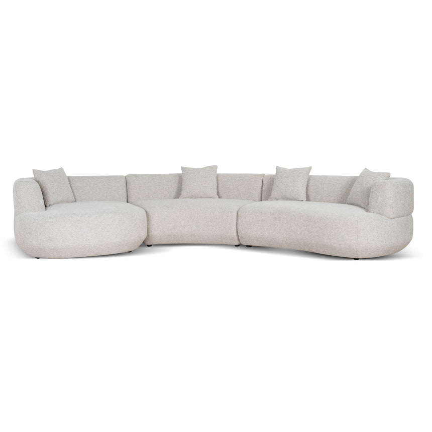 Modular Left Chaise Sofa - Coral Natural Linen
