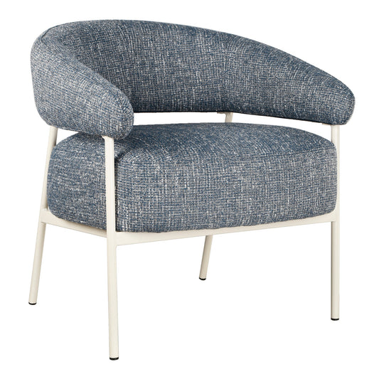 CLC10337-CI Fabric Armchair - Prussian Blue