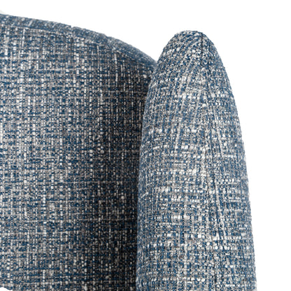 CLC10337-CI Fabric Armchair - Prussian Blue