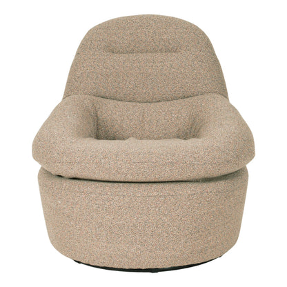 Swivel Lounge Chair - Granite Boucle