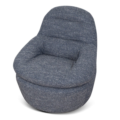 CLC10348-FH Swivel Lounge Chair - Prussian Blue