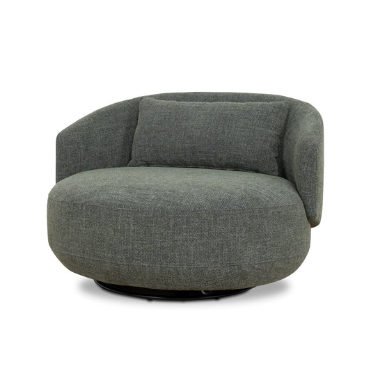 CLC10355-KSO Swivel Armchair - Moss Green