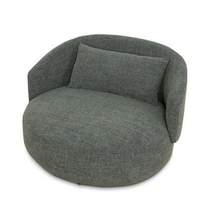 CLC10355-KSO Swivel Armchair - Moss Green