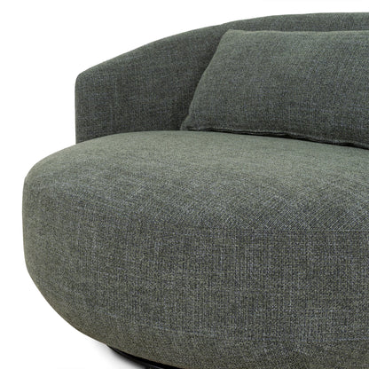 CLC10355-KSO Swivel Armchair - Moss Green