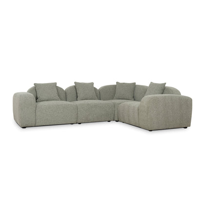 CLC10088-OLS 4 Seater Sofa - Coral Light Green