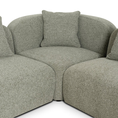 CLC10088-OLS 4 Seater Sofa - Coral Light Green