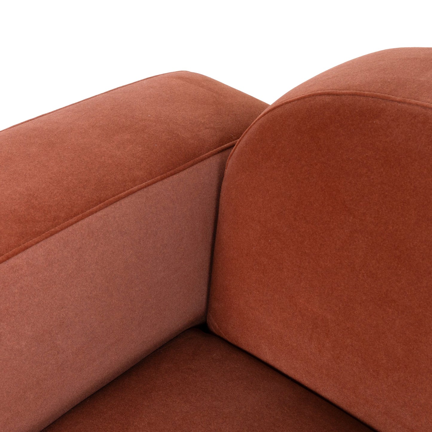 CLC10365-OLS 4 Seater Sofa - Umber Orange