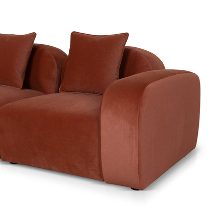 CLC10365-OLS 4 Seater Sofa - Umber Orange