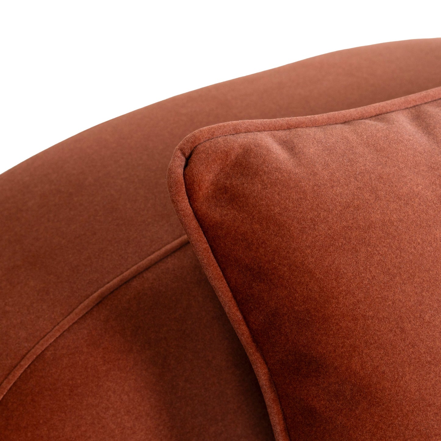 CLC10365-OLS 4 Seater Sofa - Umber Orange