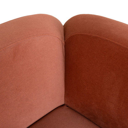 CLC10366-OLS Corner Option for 4 Seater Sofa - Umber Orange