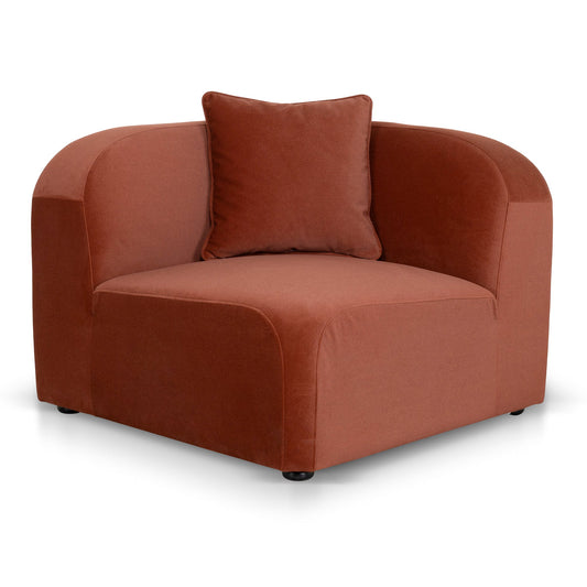 CLC10366-OLS Corner Option for 4 Seater Sofa - Umber Orange