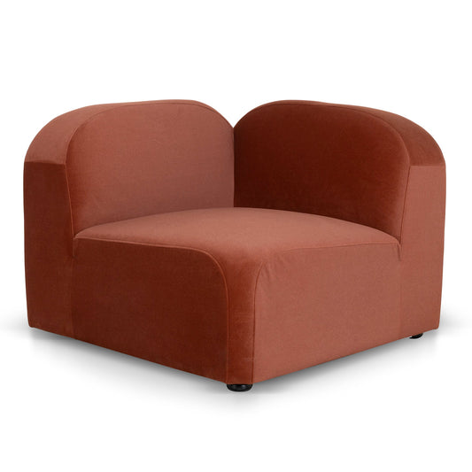 CLC10366-OLS Corner Option for 4 Seater Sofa - Umber Orange