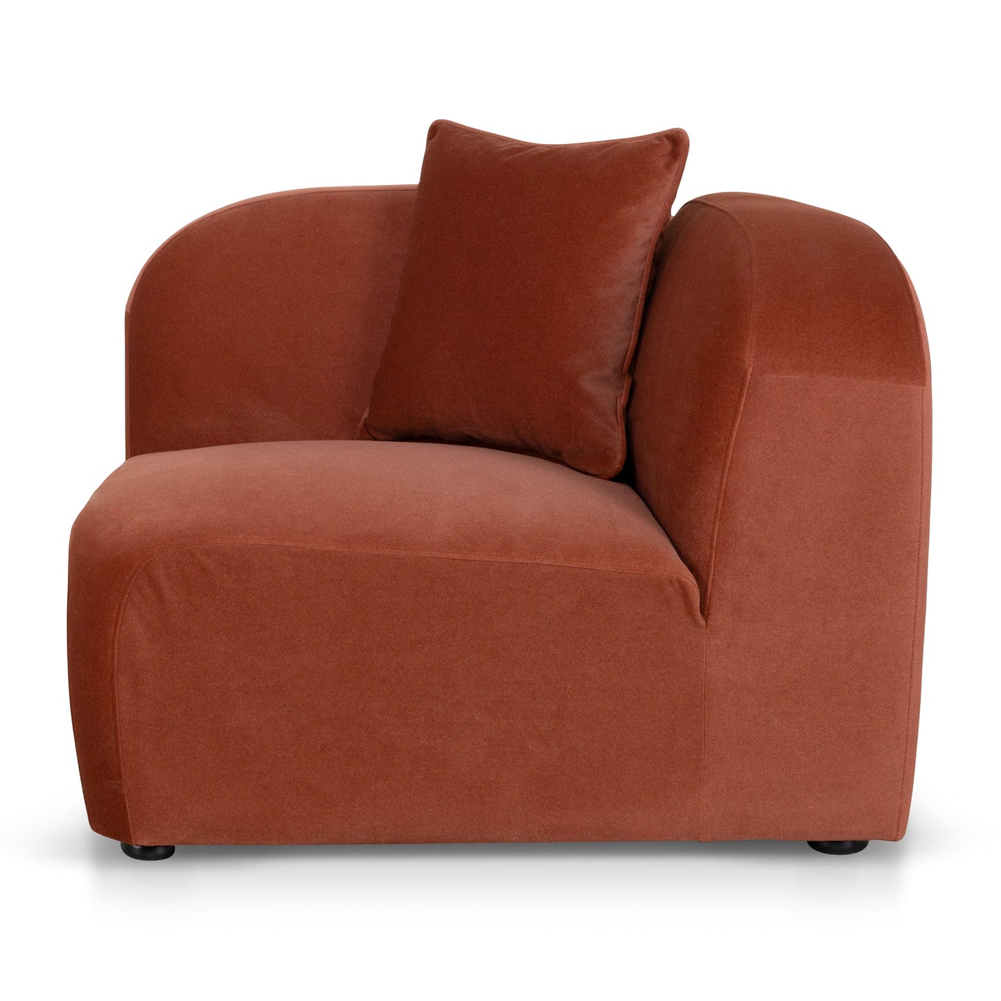 CLC10366-OLS Corner Option for 4 Seater Sofa - Umber Orange