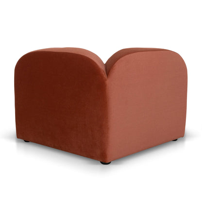 CLC10366-OLS Corner Option for 4 Seater Sofa - Umber Orange