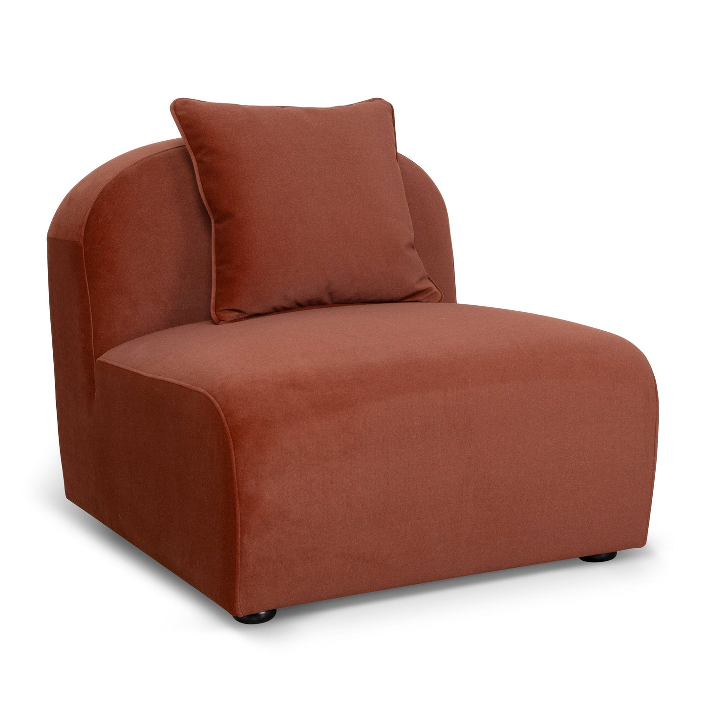 CLC10365-OLS 4 Seater Sofa - Umber Orange