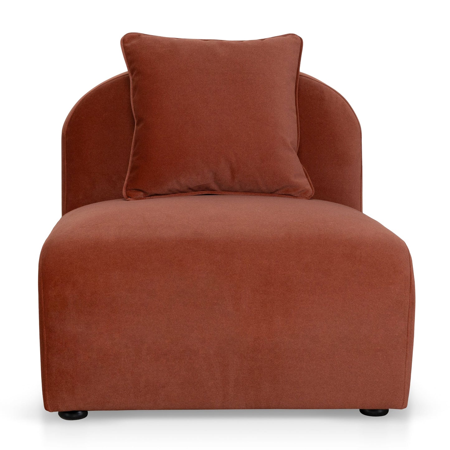 CLC10367-OLS Additional Armless for 4 Seater Sofa - Umber Orange