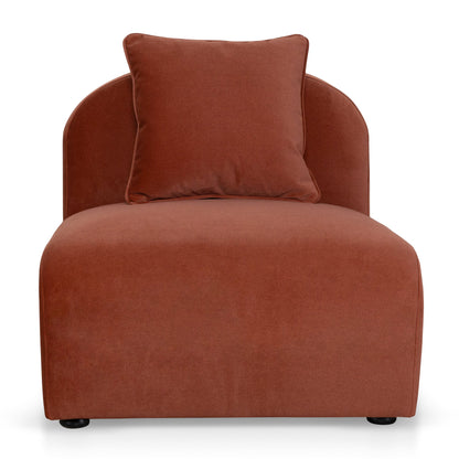 CLC10367-OLS Additional Armless for 4 Seater Sofa - Umber Orange