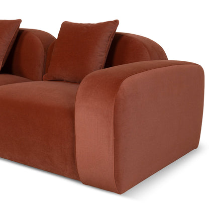 CLC10368-OLS 3 Seater Sofa - Umber Orange