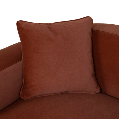 2 Seater Sofa - Umber Orange