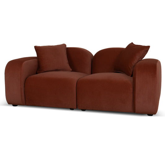 2 Seater Sofa - Umber Orange
