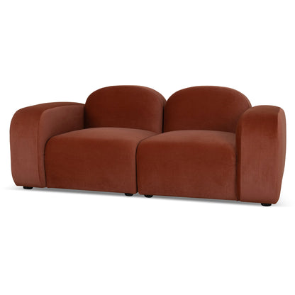 CLC10369-OLS 2 Seater Sofa - Umber Orange