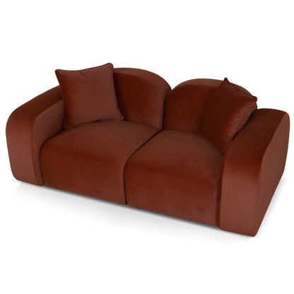 2 Seater Sofa - Umber Orange