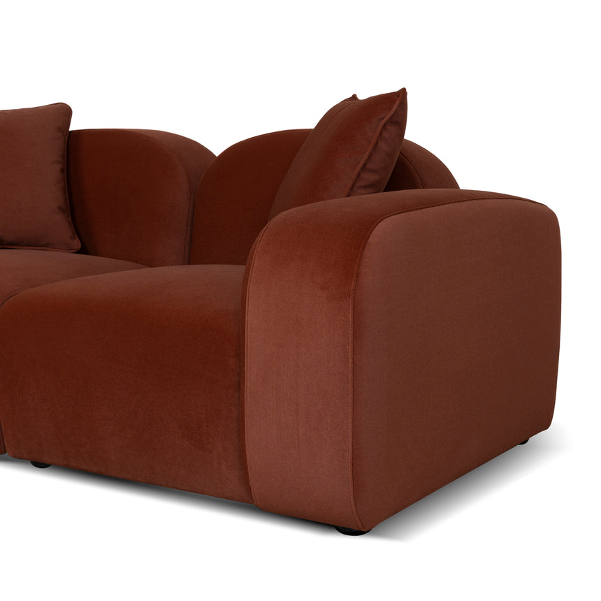 2 Seater Sofa - Umber Orange