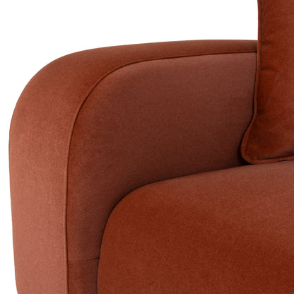 CLC10369-OLS 2 Seater Sofa - Umber Orange