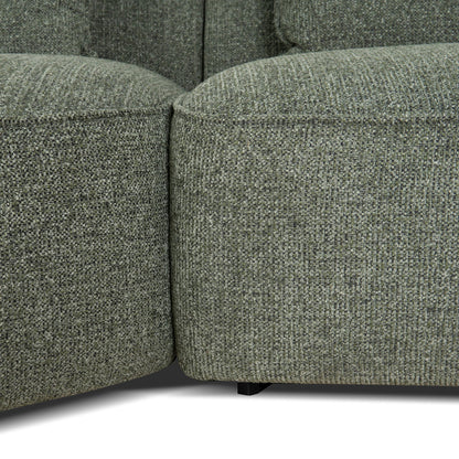 CLC10374-KJ Left Chaise Sofa - Coral Dark Green