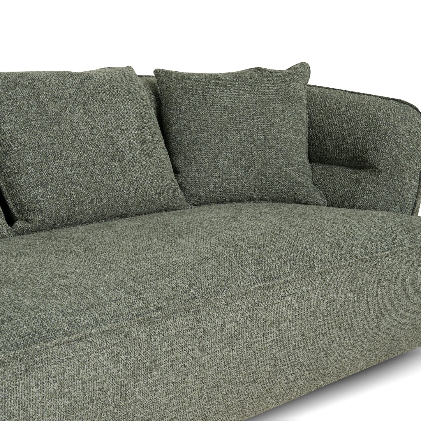 CLC10374-KJ Left Chaise Sofa - Coral Dark Green