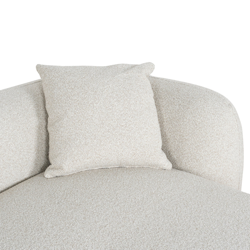 3 Seater Right Chaise Sofa - Oatmeal Beige