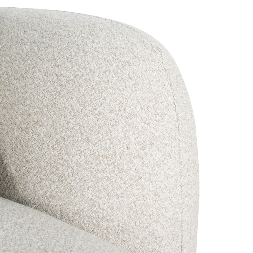 3 Seater Right Chaise Sofa - Oatmeal Beige