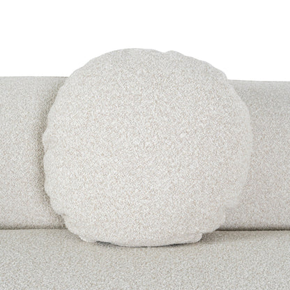 3 Seater Right Chaise Sofa - Oatmeal Beige