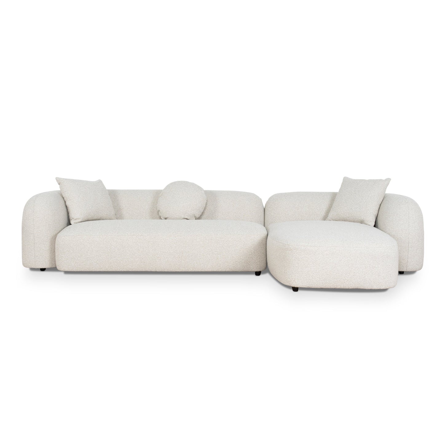 CLC10385-AE 3 Seater Right Chaise Sofa - Oatmeal Beige