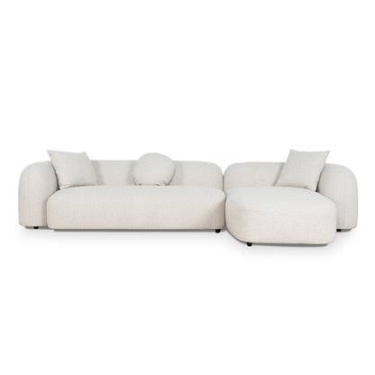 CLC10385-AE 3 Seater Right Chaise Sofa - Oatmeal Beige