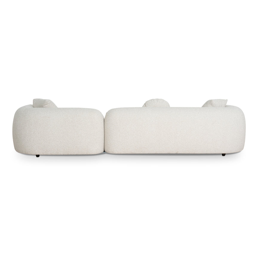 3 Seater Right Chaise Sofa - Oatmeal Beige
