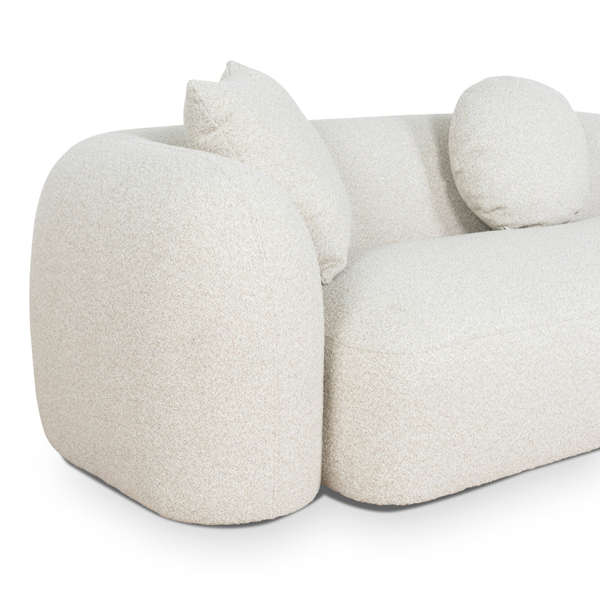 3 Seater Right Chaise Sofa - Oatmeal Beige