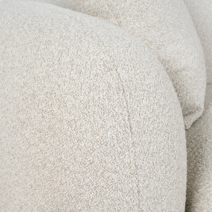 3 Seater Right Chaise Sofa - Oatmeal Beige