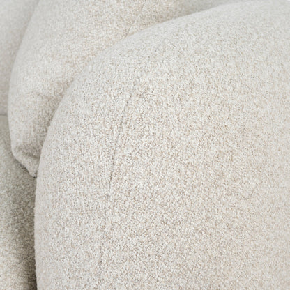 3 Seater Left Chaise Sofa - Oatmeal Beige