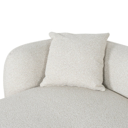 3 Seater Left Chaise Sofa - Oatmeal Beige