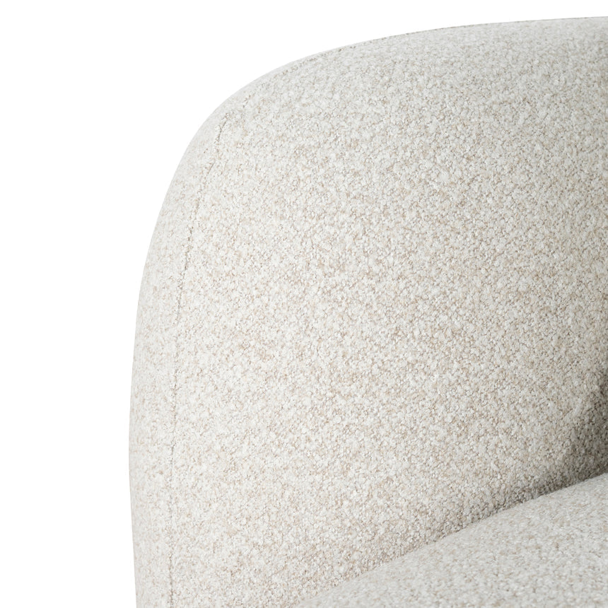 3 Seater Left Chaise Sofa - Oatmeal Beige