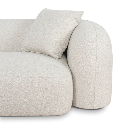 3 Seater Left Chaise Sofa - Oatmeal Beige