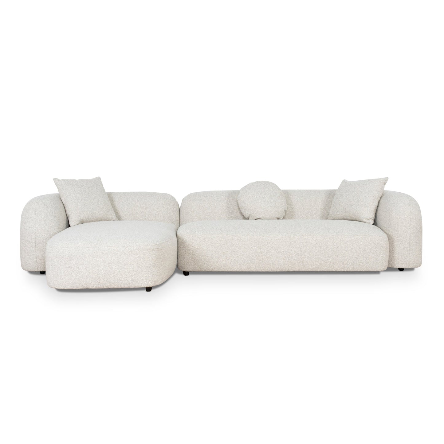 CLC10386-AE 3 Seater Left Chaise Sofa - Oatmeal Beige