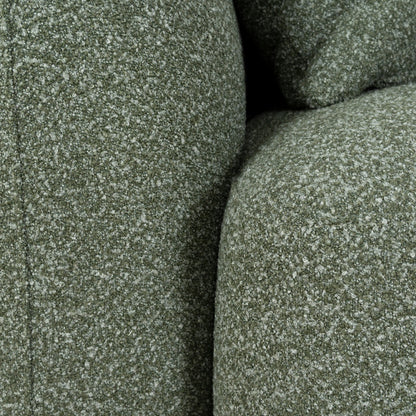 CLC10387-AE 3 Seater Right Chaise Sofa - Amazon Green