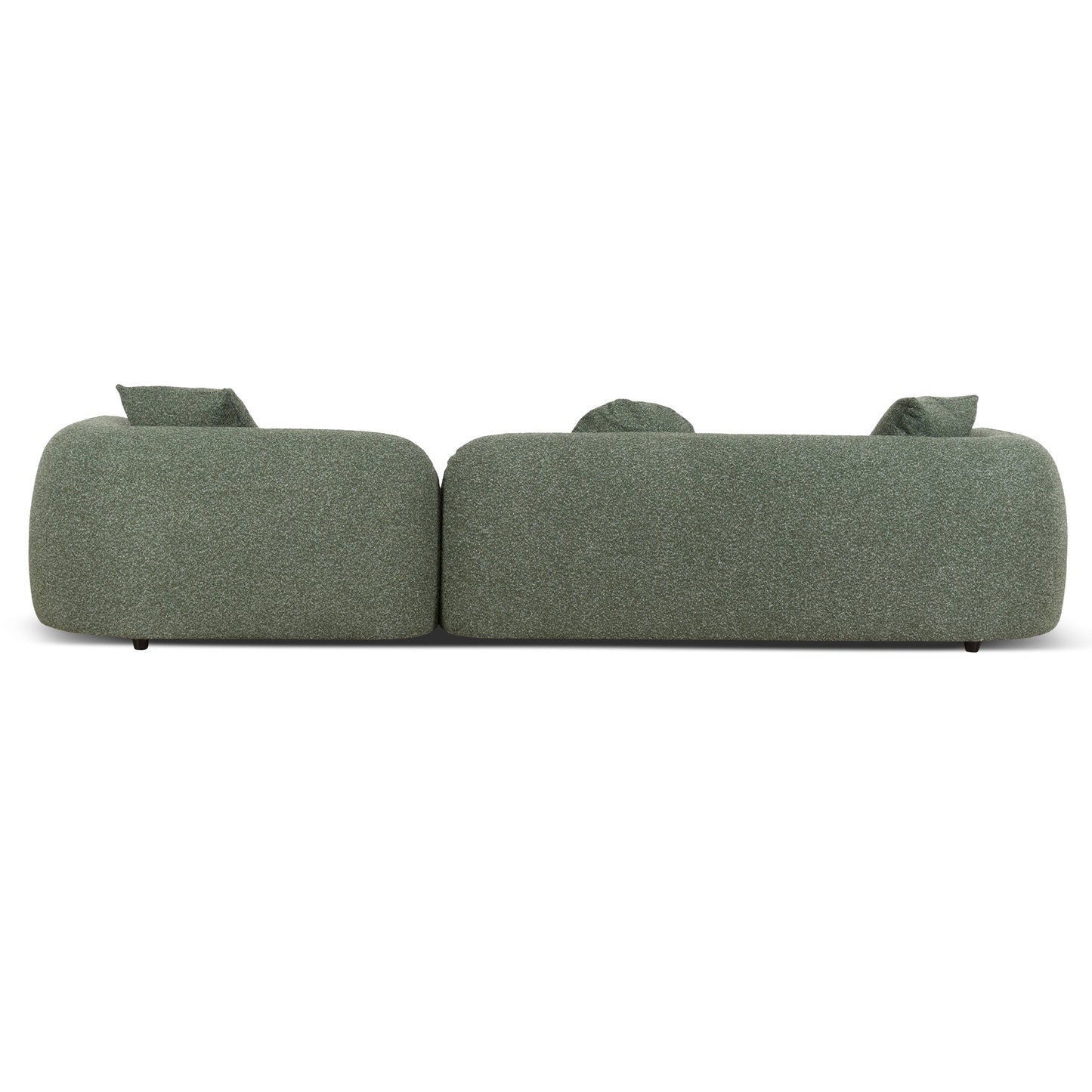 CLC10387-AE 3 Seater Right Chaise Sofa - Amazon Green