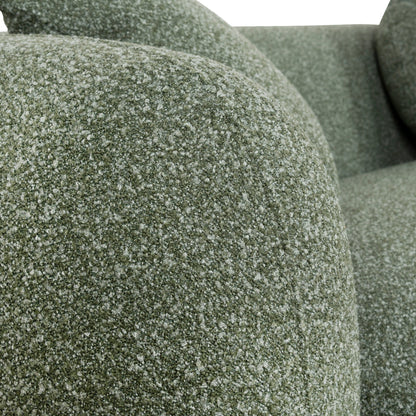 CLC10387-AE 3 Seater Right Chaise Sofa - Amazon Green