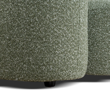 CLC10387-AE 3 Seater Right Chaise Sofa - Amazon Green