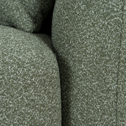 CLC10388-AE 3 Seater Left Chaise Sofa - Amazon Green