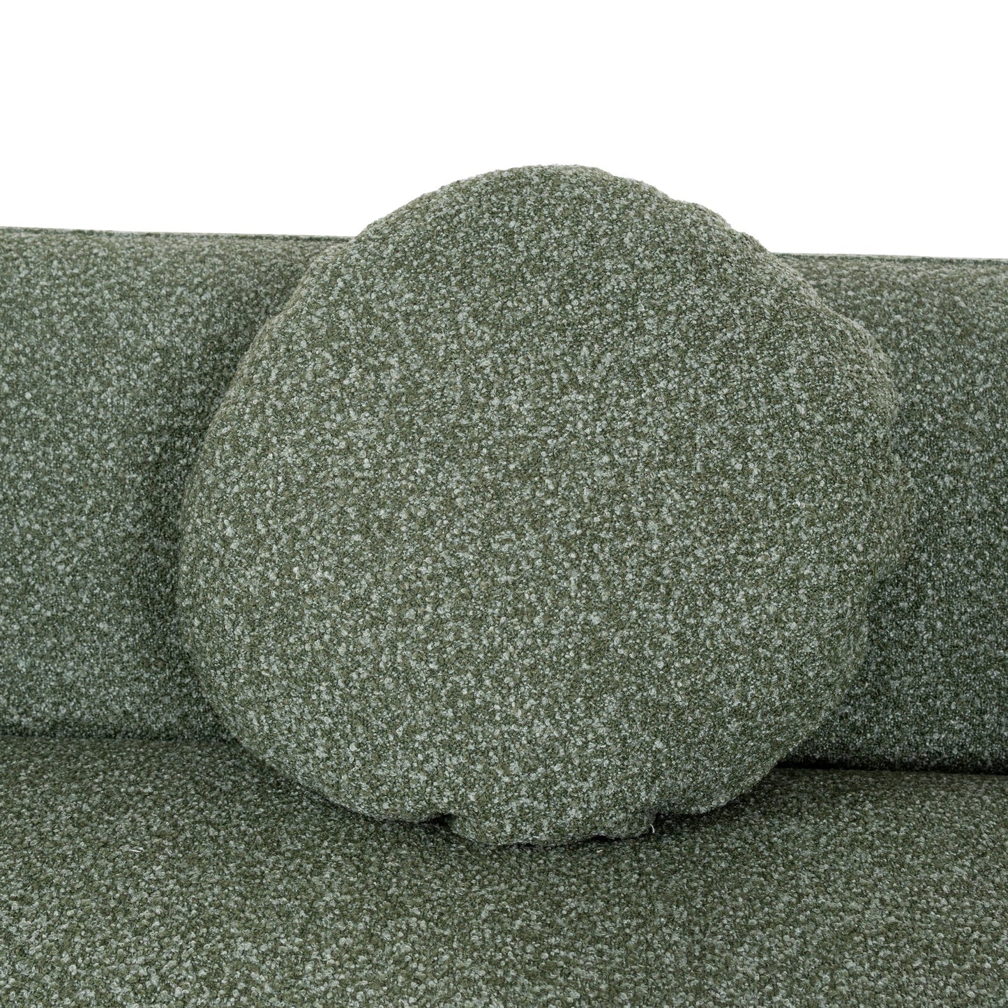 CLC10388-AE 3 Seater Left Chaise Sofa - Amazon Green